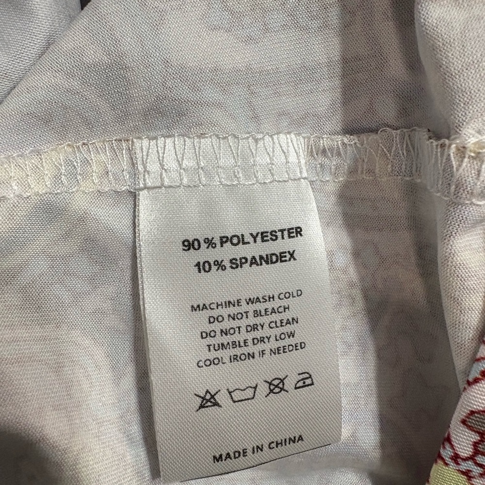 NWT ACEGOLFS Paisley Long Sleeve Quarter Zip in Purple and Yellow Size XXXL - Picture 6 of 6